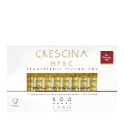 Crescina HFSC Transdermic 500 Mulher Ampolas Estimulantes 20un.