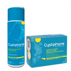Cystiphane Biorga Pack Suplemento Fortificante + Shampoo Antiqueda 