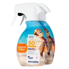 Sensilis Duo Pediatrics Lotion Spray SPF50+ 2x200ml 