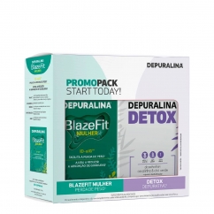 Depuralina Pack Blazefit 60 Cápsulas + 10 Detox Sticks