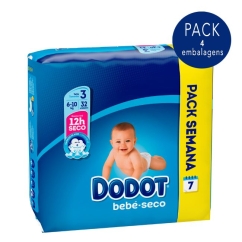 Dodot Bebé Seco T Pack Fraldas -kg