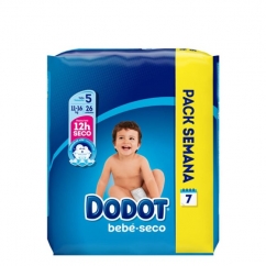 Dodot Bebé Seco T5 Fraldas 11-16kg 26unid