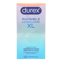 Durex Invisible XL 10 Preservativos