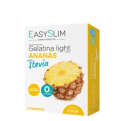 EasySlim Gelatina Light Ananás com Stevia Saquetas 2x15gr
