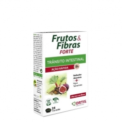 Frutos e Fibras Efeito Rápido Comprimidos 24un.