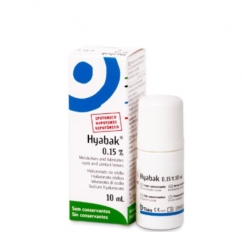 Hyabak 0.15% Solução Hipotónica Gotas Oftálmicas 10ml