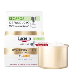 Eucerin Hyaluron-Filler + Elasticity Creme de Dia FPS30 Recarga 50ml