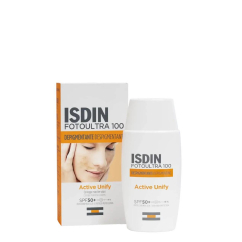 Isdin FotoUltra 100 Active Unify Fluido Sem Cor SPF50+ 50ml