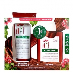 Klorane Quinina Pack Antiqueda Bálsamo Após-Shampoo + Shampoo Fortificante