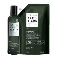 Lazartigue Shampoo Fortificante Pack Eco-Refill 500ml + 250ml