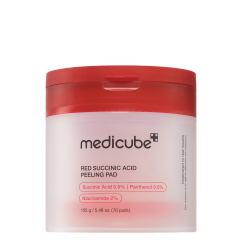 Medicube Red Succinic Acid Peeling Pads Discos Esfoliantes 70un.