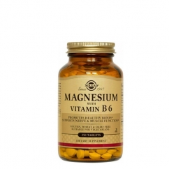 Solgar Magnésio + Vitamina B6 Suplemento Comprimidos 250unid