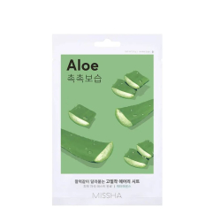 Missha Airy Fit Sheet Mask Aloe Máscara Facial Hidratante 19g
