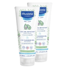 Mustela Bebé Gel 2 em 1 Corpo e Cabelo Pack 2x200ml