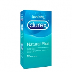 Durex Natural Plus Preservativos 12unid.