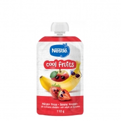 Nestlé Cool Fruits Pacotinho Fruta Banana Morango 12M+ 110g