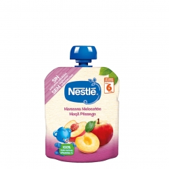 Nestlé Pacotinho Fruta Maçã Pêssego 6M+ 90g