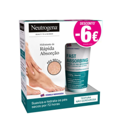 Neutrogena Duo Creme de Pés de Rápida Absorção 2x100ml