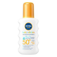 Nivea Sun Babies & Kids Sensitive Protect Protetor Solar em Spray FPS50+ 200ml