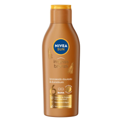 Nivea Sun Intense Bronze Loção Solar Bronzeado Dourado e Duradouro FPS6 200ml