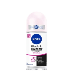 Nivea Black & White Invisible Original Desodorizante Roll-On Antimanchas 50ml