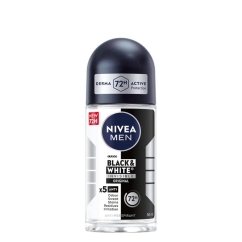 Nivea Men Black & White Invisible Original Desodorizante Roll-On Antimanchas 50ml