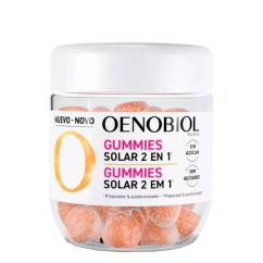 Oenobiol Gummies Solar 2 em 1 Gomas Autobronzeadoras 60unid.