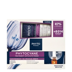 Phyto Phytocyane Mulher Pack Ampolas Queda Progressiva + Shampoo