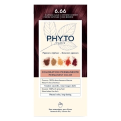 Phyto Phytocolor Coloração Permanente 6.66 Castanho Claro Cereja Intenso