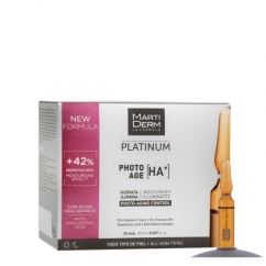 Martiderm Platinum Photo-Age HA+ Ampolas Antienvelhecimento 30unid