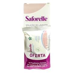 Saforelle Pack Solução Limpeza Suave + Toalhetes Íntimos