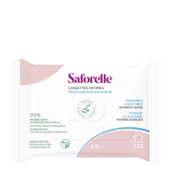Saforelle Toalhetes Íntimos Suaves 10unid.