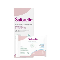 Saforelle Solução Hipoalergénica 250ml Oferta Toalhetes Íntimos 2x10un.