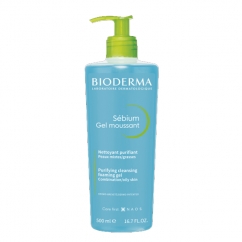 Bioderma Sebium Gel Moussant de Limpeza 500ml