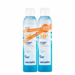 Sensilis Duo Body Spray Invisible & Light FPS50+ 2x200ml