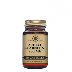 Solgar Acetil L-Carnitina 250mg 30 cápsulas vegetais