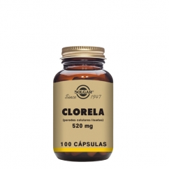 Solgar Clorela 520mg 100 cápsulas vegetais