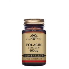 Solgar Folacin Ácido Fólico 400 µg 100 comprimidos