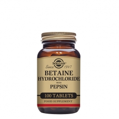Solgar Hidrocloreto de Betaína com Pepsina 100 comprimidos