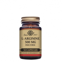 Solgar L-Arginina 500 mg 50 cápsulas vegetais