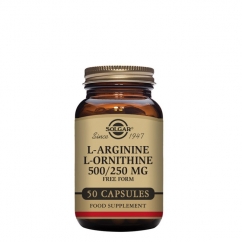 Solgar L-Arginina + L-Ornitina 50 cápsulas vegetais