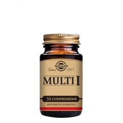 Solgar Multi I Vitaminas e Minerais 30 comprimidos