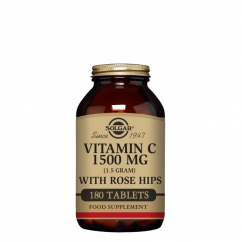 Solgar Vitamina C 1500 mg com Frutos de Roseira Brava 180 comprimidos