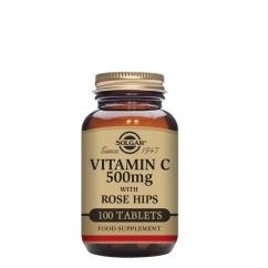 Solgar Vitamina C 500 mg com Frutos de Roseira Brava 100 comprimidos