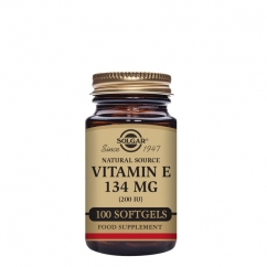 Solgar Vitamina E 134 mg (200 UI) 100 cápsulas moles vegetais