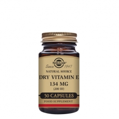 Solgar Vitamina E 134 mg (200 UI) Forma Não Oleosa 50 cápsulas vegetais