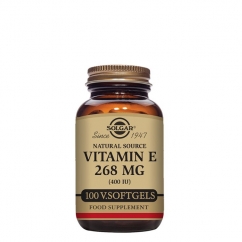 Solgar Vitamina E 268mg (400 UI) 100 cápsulas moles vegetais