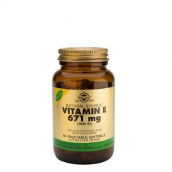 Solgar Vitamina E 671mg (1000 UI) 50 cápsulas moles vegetais