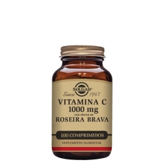 Solgar Vitamina C 1000mg com Frutos de Roseira Brava 100 comprimidos