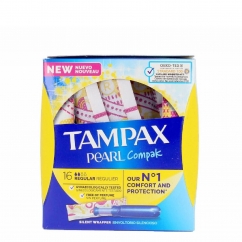 Tampax Pearl Compak Tampões com Aplicador 16un. Regular